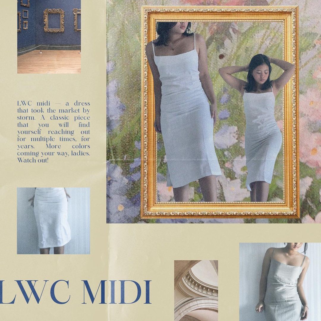 LWC Midi Dress